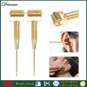 Mặt kim lăn kim loại con lăn massage cây mát xa mặt microneedle kim lăn thư giãn giảm béo làm đẹp Heathy công cụ chăm sóc da