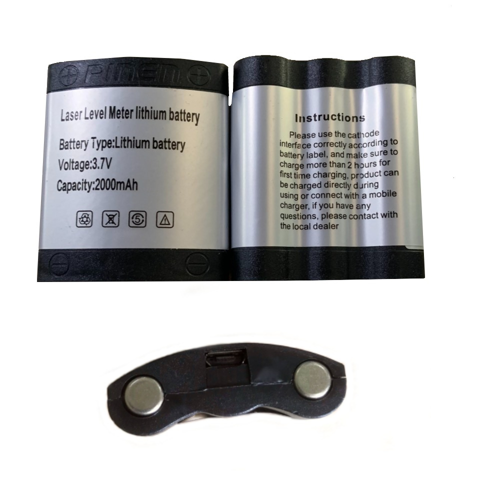 Pin (nhỏ)  máy bắn cốt máy cân bằng laser 5 tia 3.7 - 4.2v pin gài, có thể sử dụng cho nhiều model máy khác nhau