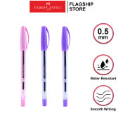 Faber-Castell 1419 Ballpen Black 3PCS Pastel Barrel