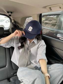 Áo sơ mi croptop kẻ sọc dài tay tặng kèm khăn quàng 1995FASHION