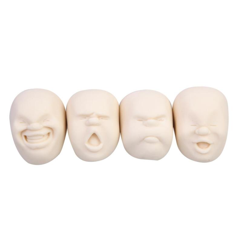 Buy 4pcs Vent Human Face Ball Anti-Stress Balls Japanese Design Cao Maru Biege Singapore