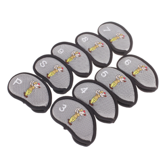 Golf Club Iron Putter Head Cover Set Of 9 (Gray) July 2018 - 5 Golf Club Iron Putter Head Cover Set of 9 (Gray) - 5