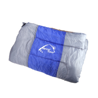 Wind Tour Thermal Adult Sleeping Bag Autumn Winter Envelope Hooded Outdoor Travel Camping Water Resistant Thick 1.3kg Blue April 2018 - 2 Wind Tour Thermal Adult Sleeping Bag Autumn Winter Envelope Hooded Outdoor Travel Camping Water Resistant Thick 1.3kg Blue - 2