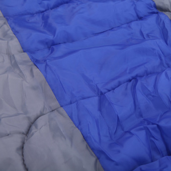 Wind Tour Thermal Adult Sleeping Bag Autumn Winter Envelope Hooded Outdoor Travel Camping Water Resistant Thick 1.3kg Blue April 2018 - 5 Wind Tour Thermal Adult Sleeping Bag Autumn Winter Envelope Hooded Outdoor Travel Camping Water Resistant Thick 1.3kg Blue - 5