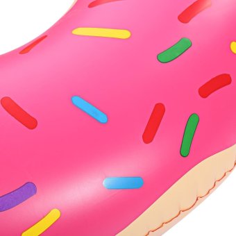 Adult Inflatable Gigantic Doughnut Swimming Floating Row Pool Toy With Pump For Water Game (Red) - Intl April 2018 - 4 Adult Inflatable Gigantic Doughnut Swimming Floating Row Pool Toy with Pump for Water Game (Red) - intl - 4