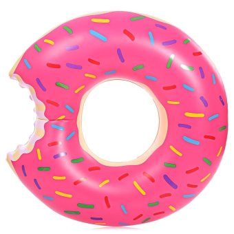 Adult Inflatable Gigantic Doughnut Swimming Floating Row Pool Toy With Pump For Water Game (Red) - Intl April 2018 - 2 Adult Inflatable Gigantic Doughnut Swimming Floating Row Pool Toy with Pump for Water Game (Red) - intl - 2