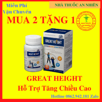 MUA 2 TẶNG 1 Great Height Giúp Tăng Trưởng Chiều Cao Cho Trẻ- AN001