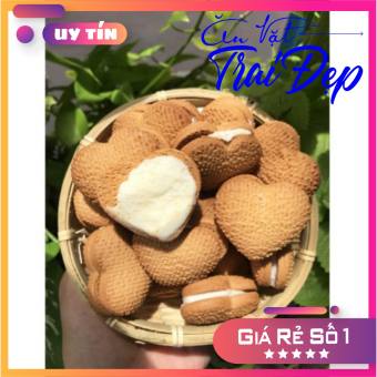 Bánh Trái Tim Kem Siêu Ngon 300g Hủ Pet - Trai Đẹp Snack