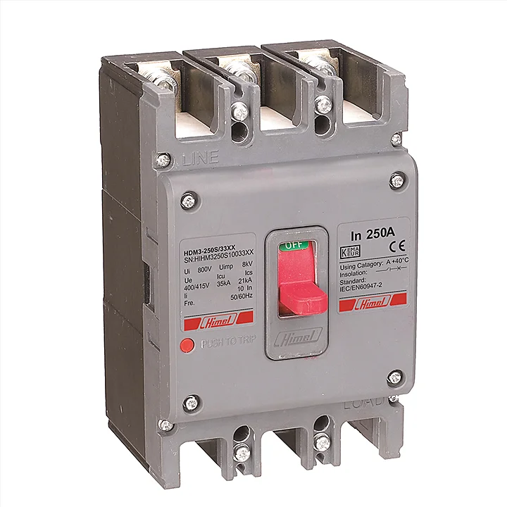 Atomat dạng khối, số cực 3p, điện áp 400-415v, dòng định mức 100a, dòng cắt ngắn mạch 25ka, mccb 3p 100a 25ka