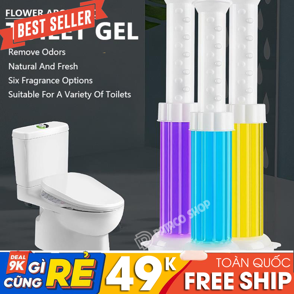 (Top 10 khử mùi) Gel khử mùi bồn cầu diệt khuẩn hình bông hoa Cozybin Nhật bản giá rẻ diệt khuẩn toilet simple life DSGKM77 - Gel khử mùi bồn cầu nhà vệ sinh