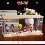 Naruto Chibi Set - 6pcs. Anime Figures with Bases