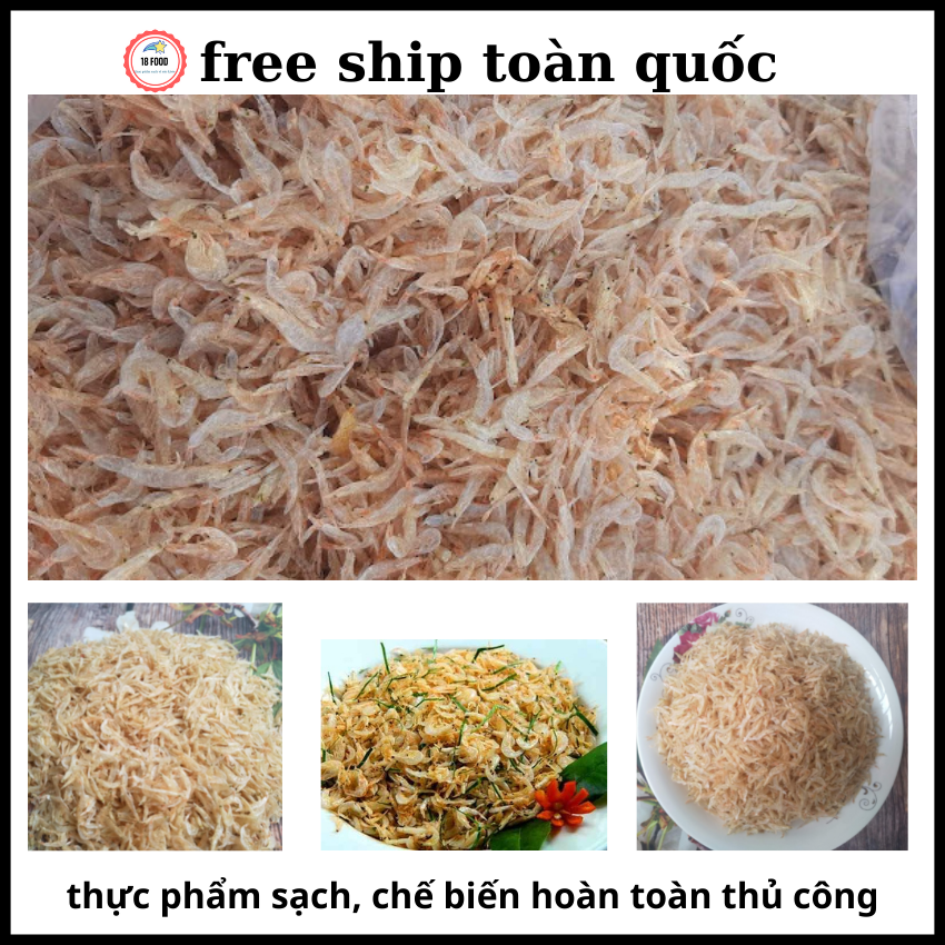 4kg tép khô giá sỉ - ruốc sấy khô thủ công nhà làm