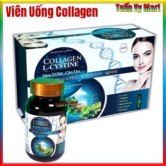 Viên Uống Trắng Da Sâm Tố Nữ, Cần Tây Collagen , L-Cystine- -bổ sung Collagen, Vitamin Giúp  Giảm Nám, Sạm Da, Chống Lão Hóa, Tăng Nội Tiết Tố Nữ  - chuẩn GMP bộ y tế