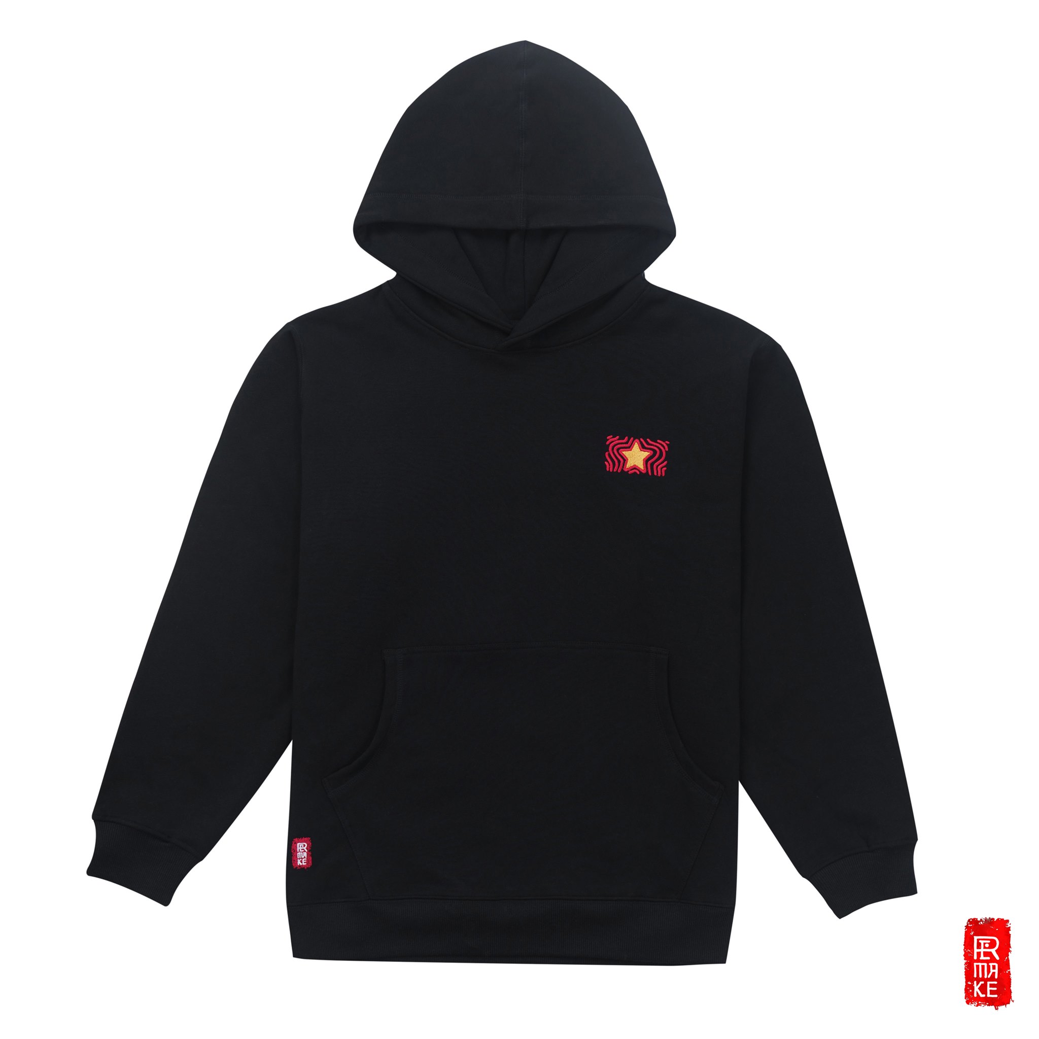 Áo Hoodie Thêu Mê Cung Sử Việt nỉ cotton pha poly