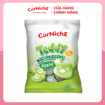 Kẹo xốp marshmallows vị táo 70g