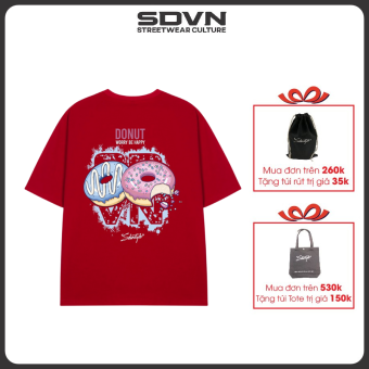 Áo thun unisex nam nữ SDVN DONUT