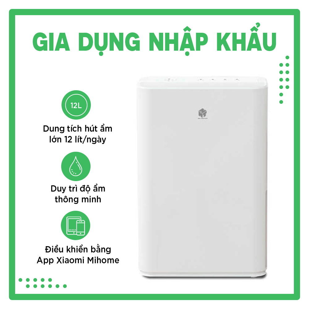 Máy hút ẩm không khí Xiaomi WIDETECH 12L - Máy hút ẩm Xiaomi hàng chính hãng bảo hành 6 tháng