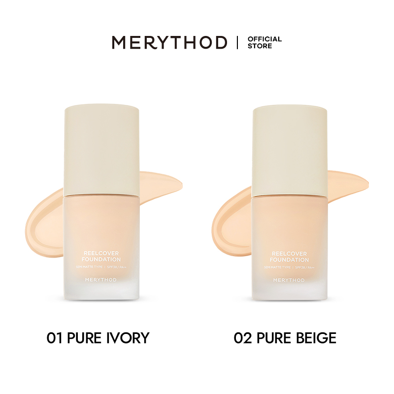 Gambar MERYTHOD Reel Cover Foundation Full Coverage Matte Finish Lock up Moisture Makeup Foundation SPF 30   PA++