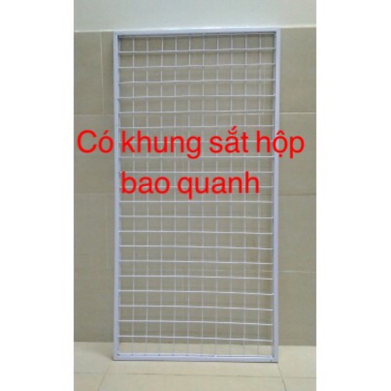 Lưới sắt treo đồ có khung bao giá rẻ