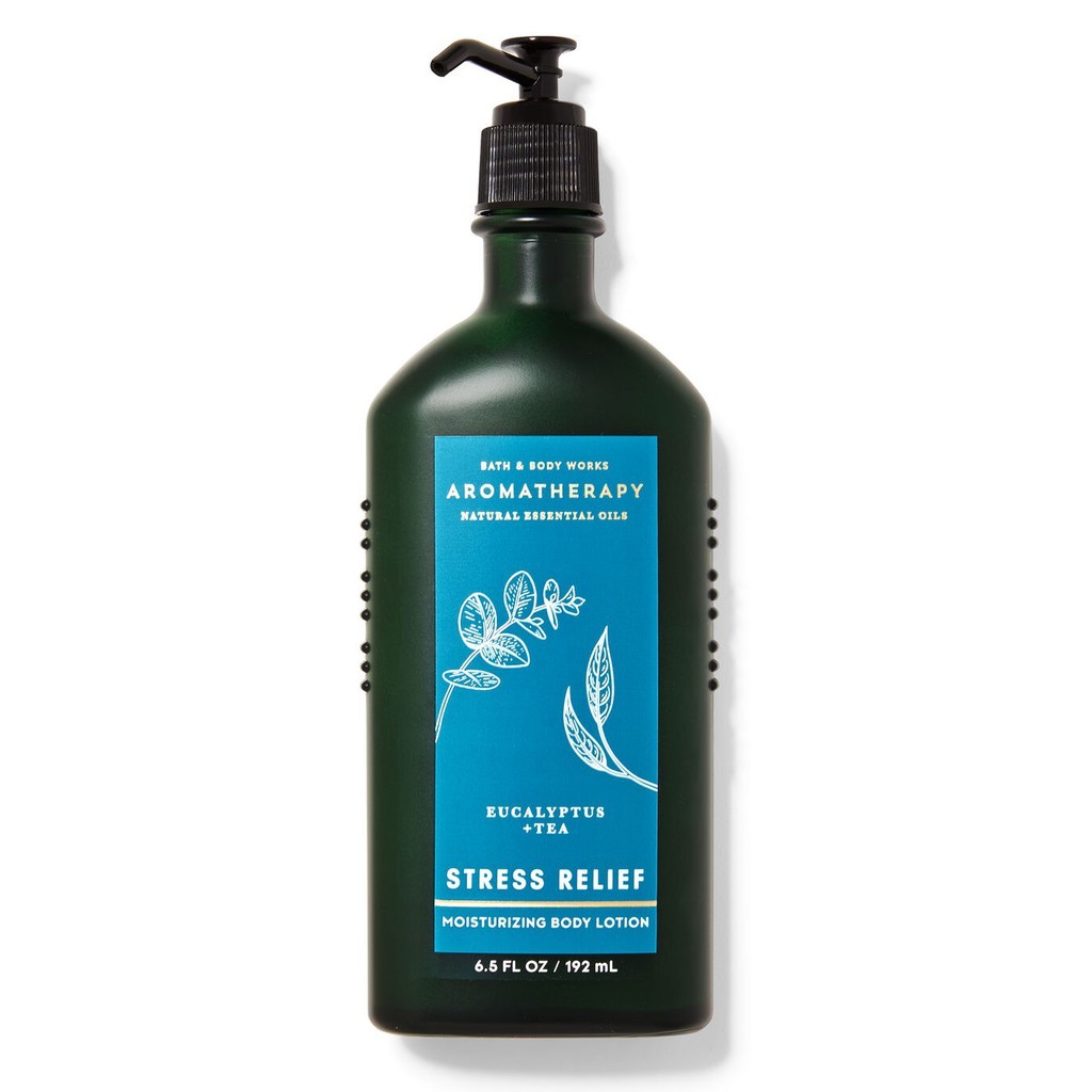 Sữa dưỡng thể thư giãn Bath & Body Works Aromatherapy Stress Relief Eucalyptus + Tea 192ml
