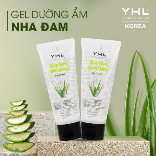 Gel Dưỡng Ẩm Nha Đam Lô Hội YHL Trắng Sáng Dịu Da 100ml Hàn Quốc