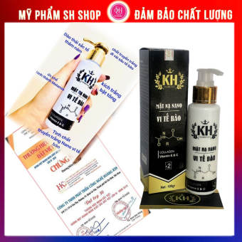 Mặt nạ nano vi tế bào Kim Hoàng Hàn Quốc dưỡng trắng da, thải độc giảm thâm nám sạm căn mịn da ngừa lão hoá 150ml