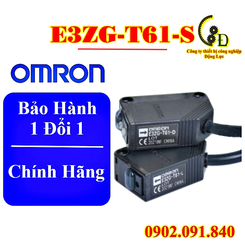 Cảm biến quang omron e3zg-t61-s 2m thu phát rời, sensor ánh sáng