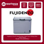 Fujidenzo 5.5cu.ft. Dual Function Chest Freezer with Sliding Glass