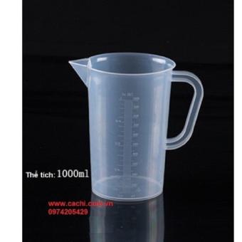 Ca nhựa chia vạch 1000ml