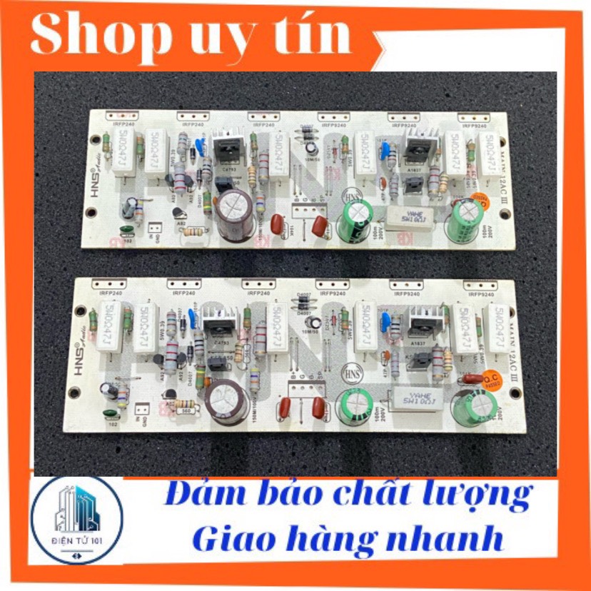 Mạch công suất chạy 12 fet irf240-9240 chất âm hay