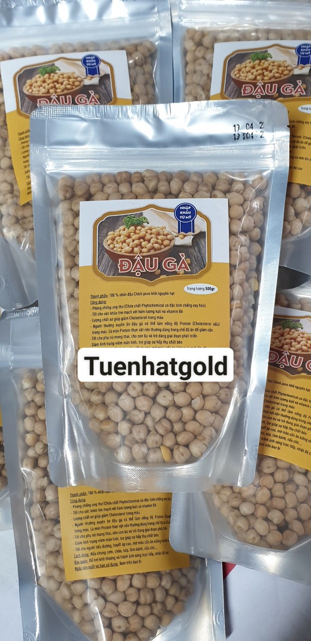 Đậu Gà Hữu Cơ 500g Tâm Chay Food