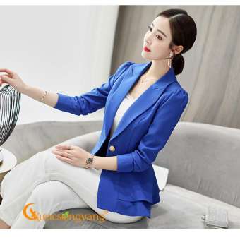 Áo vest nữ đẹp áo vest kiểu peplum vai bồng GLA084 Cuocsongvang