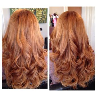 Thuốc Nhuộm Tóc Màu Nâu Cam Đồng 7/43 Medium Golden Copper Blonde Hair Dye Cream