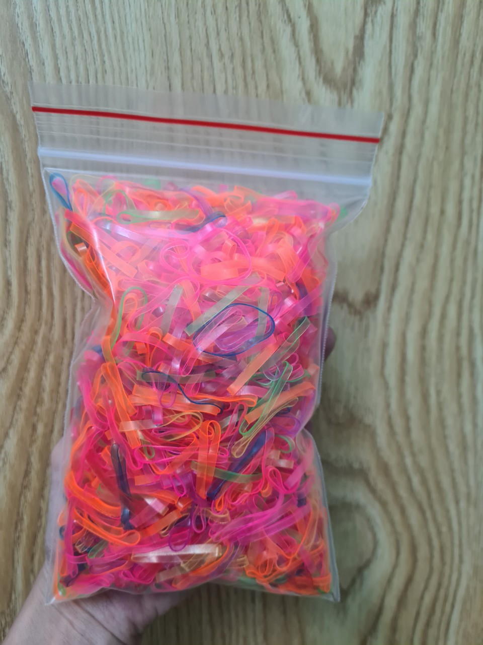 50g-100g dây chun buộc tóc nhiều màu