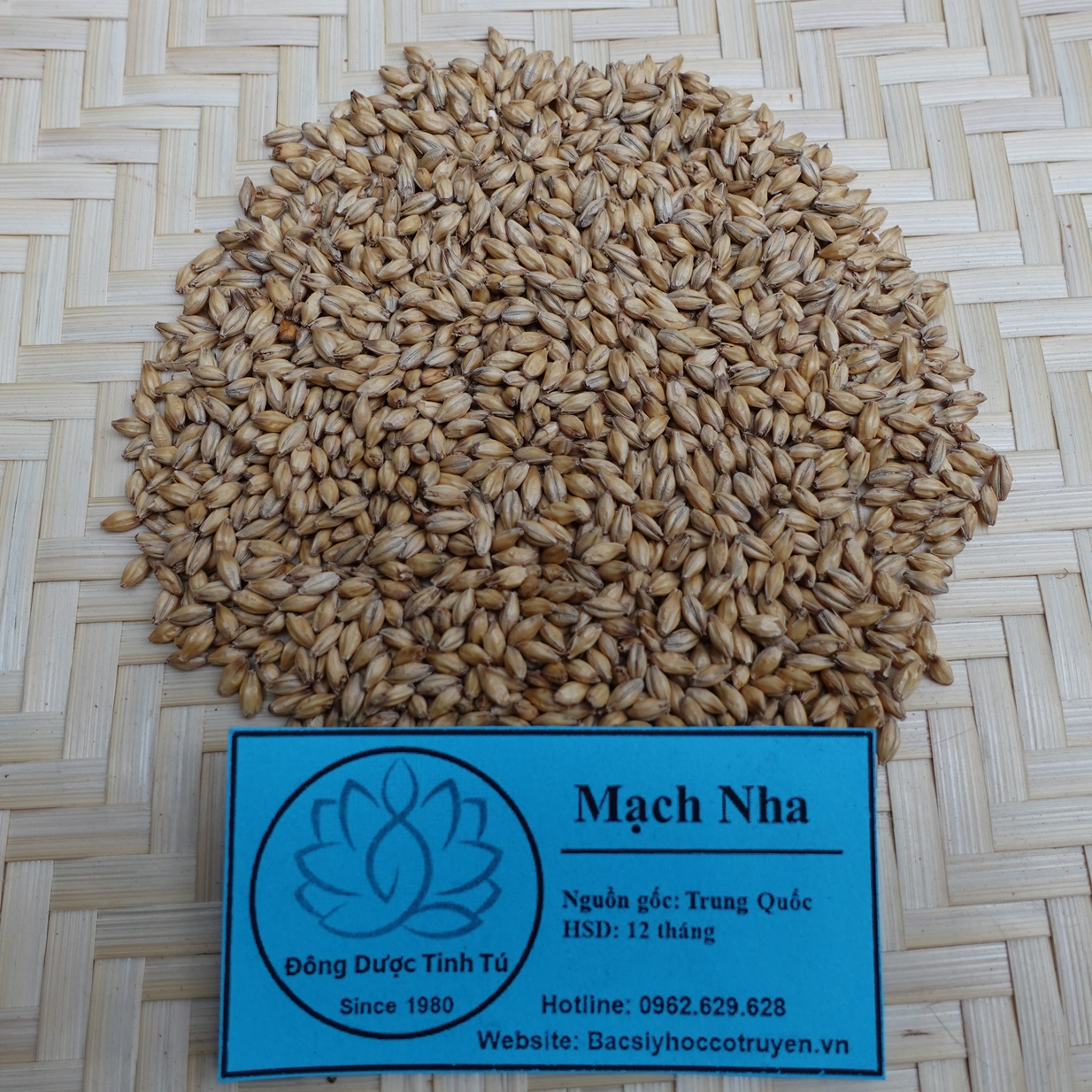 Mạch nha 100g, dược liệu loại 1, khô, sạch