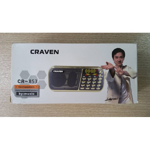 Loa nghe nhạc kinh phật craven cr-853 3 pin siêu trâu