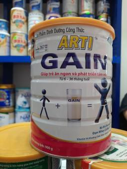 Sữa Arti Gain hồng 6-36 tháng tuổi (Date mới) -Lon 900g