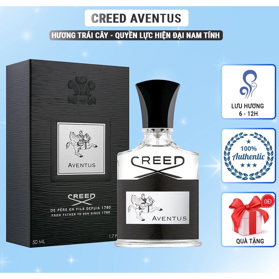 Nước Hoa Nam Creed Full Đen Aventus EDP 100ml lịch lãm đàn ông , Nước Hoa Creed Đen Aventus nam tính.