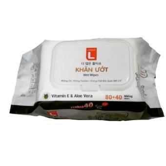 KHĂN ƯỚT GIA ĐÌNH 120 MIẾNG CHOICE L LOTTE