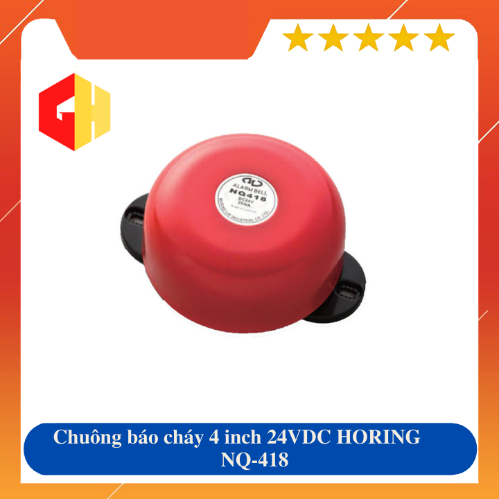 Chuông báo cháy 4inch 12v , 24vdc horing nq-418