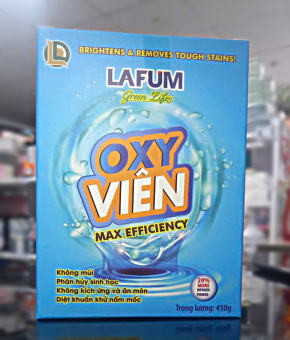 Oxy Viên Lafum Làm Sạch Các Vết Bẩn