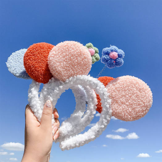 Băng Đô Rửa Mặt Cài Tóc bông Hoa Hàn Quốc Cute Xinh Nữ, Bờm Rửa Mặt Cài Tóc Bông Hoa