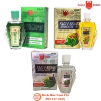 Dầu Gió Hiệu Con Ó Màu xanh 2 nắp