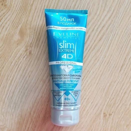 Kem Tan Mỡ Eveline Slim Extreme 3D, 4D (250ml) Loại Bỏ 90% Các Tích Tụ Mỡ Cứng Đầu, Dáng Đẹp, Eo Thon