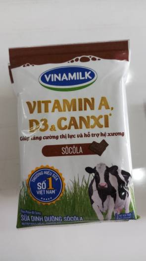 Combo 10 bịch sữa socola 220ml Vinamilk
