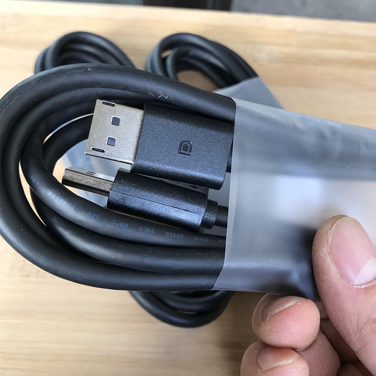 Cable Displayport to Displayport, Cáp DisplayPort zin theo màn hình Dell / Dây Displayport 2 Đầu Đực Dài 1.5M