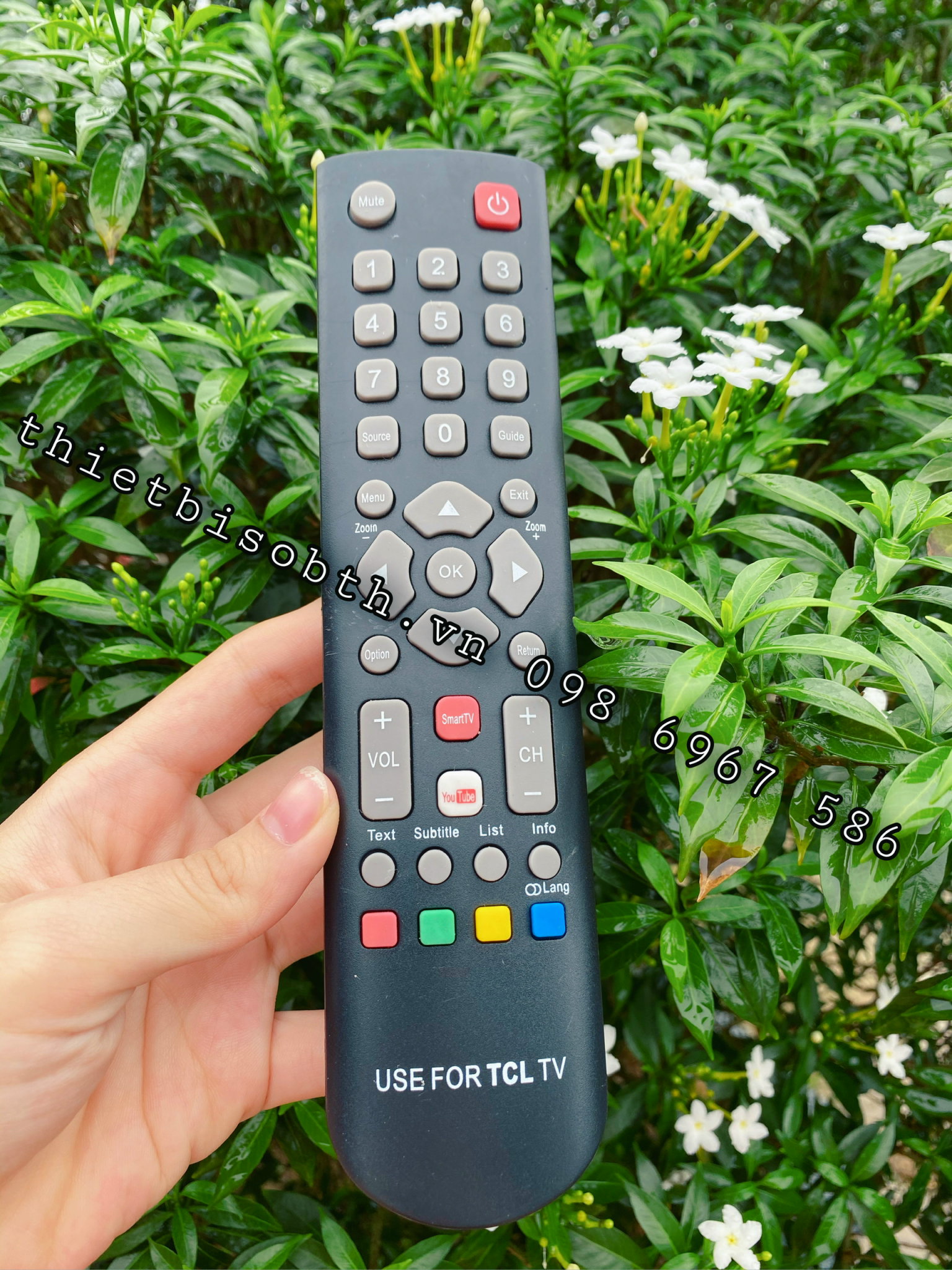 Điều khiển tivi tcl. remote smart, lcd tivi tcl tc-97