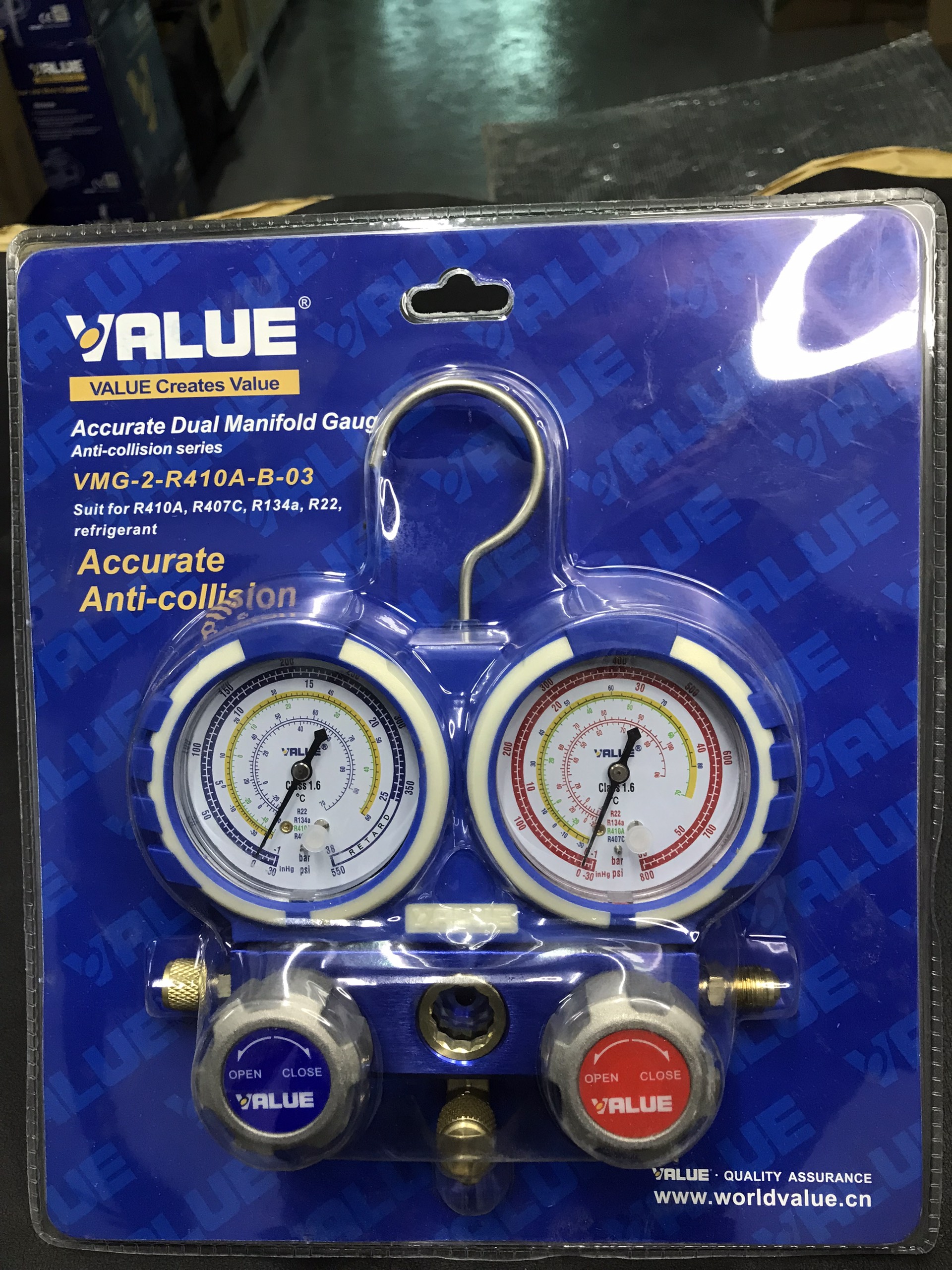 Đồng Hồ Gas Đôi VALUE Model VMG-2-R410A-B-03 (Không Dây)