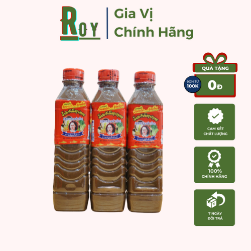 Nước mắm thái lan làm gỏi đu đủ somtum roy thai ba khía chua cay maebunlam 400ml- ปลาร้าแม่บุญล้ำ cách làm sốt trộn sụm tôm ghẹ xoài thái lan ส้มตำไทย