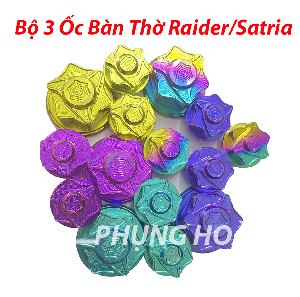 [HCM]Bộ 3 Ốc Bàn Thờ Satria Raider Sonic